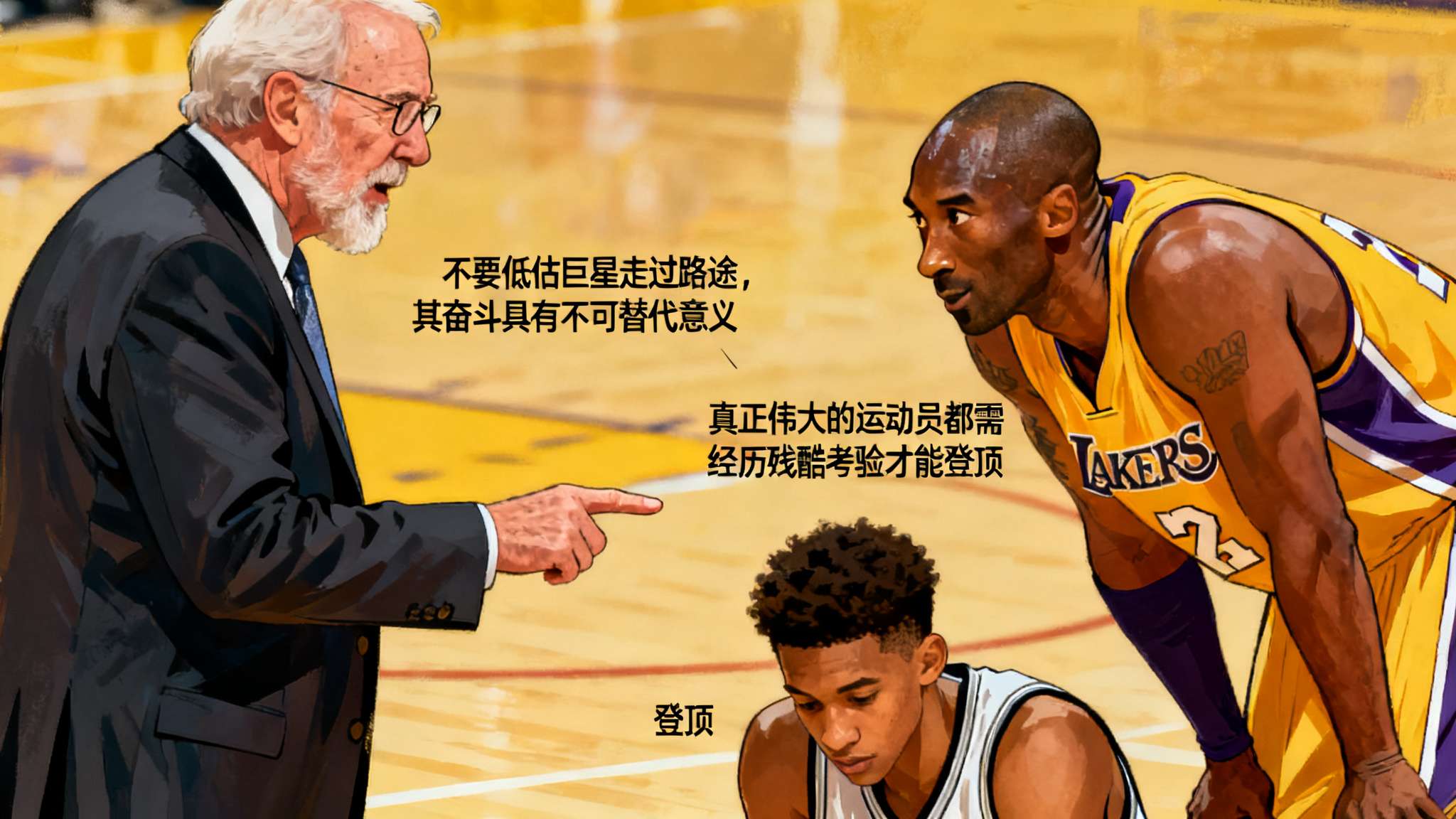 其实，不仅网友会为偶像叫好，大多数业内教练同样强调要尊重历史。例如波波维奇等传奇